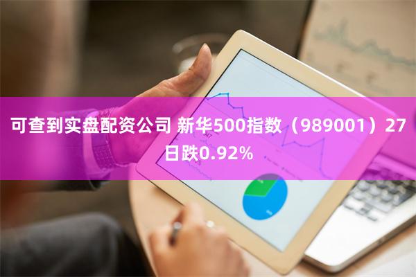 可查到实盘配资公司 新华500指数（989001）27日跌0.92%