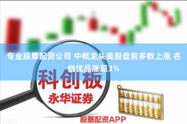专业股票配资公司 中概龙头美股盘前多数上涨 名创优品涨超