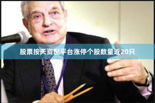 股票按天资配平台涨停个股数量近20只